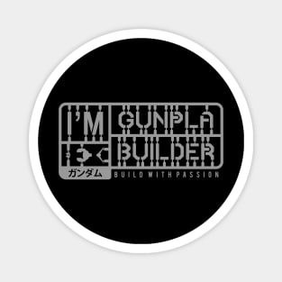 I'M Gunpla Builder Grey Magnet